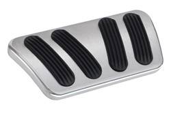 Lokar - Billet Aluminum Curved Automatic Brake Pedal Pad - Lokar BAG-6176 UPC: 847087018159 - Image 1