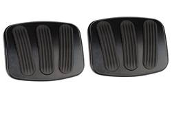 Lokar - Billet Aluminum Curved Brake/Clutch Pedal Pad - Lokar XBAG-6185 UPC: 847087023375 - Image 1