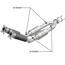 MagnaFlow 49 State Converter - Direct Fit Catalytic Converter - MagnaFlow 49 State Converter 24156 UPC: 841380018687 - Image 1