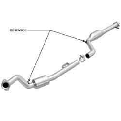 MagnaFlow 49 State Converter - Direct Fit Catalytic Converter - MagnaFlow 49 State Converter 24007 UPC: 841380066756 - Image 1