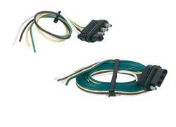 Hopkins Towing Solution - 4-Wire Flat Connector Vehicle To Trailer Wiring Connector - Hopkins Towing Solution 48215 UPC: 079976482158 - Image 1