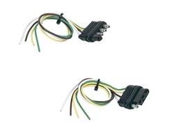 Hopkins Towing Solution - 4-Wire Flat Connector Vehicle To Trailer Wiring Connector - Hopkins Towing Solution 48175 UPC: 079976481755 - Image 1