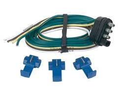 Hopkins Towing Solution - 4-Wire Flat Connector Vehicle To Trailer Wiring Connector - Hopkins Towing Solution 48125 UPC: 079976481250 - Image 1