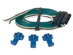 Hopkins Towing Solution - 4-Wire Flat Connector Vehicle To Trailer Wiring Connector - Hopkins Towing Solution 48045 UPC: 079976480451 - Image 1