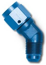 Russell - Specialty AN Adapter Fitting 45 Deg. Female AN Swivel To Male AN - Russell 614706 UPC: 087133147062 - Image 1