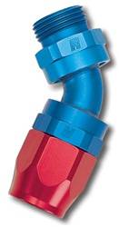 Russell - Full Flow Swivel Hose End 45 Deg. Swivel Dry Sump Hose End - Russell 612440 UPC: 087133927657 - Image 1