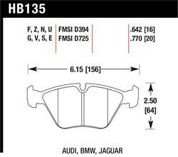Hawk Performance - Disc Brake Pad - Hawk Performance HB135S.770 UPC: 840653071381 - Image 1