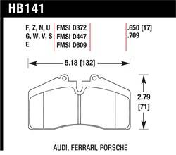 Hawk Performance - Disc Brake Pad - Hawk Performance HB141N.650 UPC: 840653030500 - Image 1