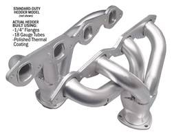 Hedman Hedders - Street Rod HTC Mild Steel Block Hugger Exhaust Header - Hedman Hedders 68376 UPC: 732611683760 - Image 1