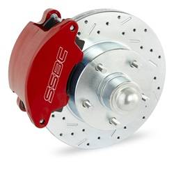 SSBC Performance Brakes - At The Wheels Only SuperTwin 2-Piston Drum To Disc Brake Conversion Kit - SSBC Performance Brakes W129-3AR UPC: 845249048693 - Image 1