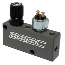 SSBC Performance Brakes - Prop Block Adjustable Proportioning Valve And Distribution Block - SSBC Performance Brakes A0730PL UPC: 845249030520 - Image 1