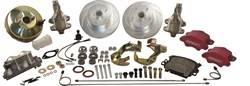 SSBC Performance Brakes - SuperTwin 2-Piston Drum To Disc Brake Conversion Kit - SSBC Performance Brakes A123-58ADS UPC: 845249035037 - Image 1