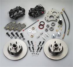 SSBC Performance Brakes - Classic 4-Piston Drum To Disc Brake Conversion Kit - SSBC Performance Brakes A154-2BK UPC: 845249043186 - Image 1