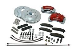 SSBC Performance Brakes - Tri-Power 3-Piston Drum To Disc Brake Conversion Kit - SSBC Performance Brakes A126-48R UPC: 845249038182 - Image 1