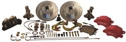 SSBC Performance Brakes - SuperTwin 2-Piston Drum To Disc Brake Conversion Kit - SSBC Performance Brakes A123-3ABK UPC: 845249034825 - Image 1