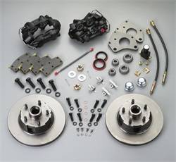 SSBC Performance Brakes - Classic 4-Piston Drum To Disc Brake Conversion Kit - SSBC Performance Brakes A154-3BK UPC: 845249043254 - Image 1