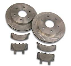 SSBC Performance Brakes - Rotor Kit - Short Stop - Turbo Slotted Rotor & Pad Kit - SSBC Performance Brakes A2361046 UPC: 845249070465 - Image 1