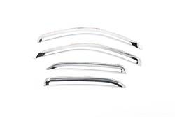 Putco - Element Chrome Window Visor In Channel - Putco 480209 UPC: 010536482096 - Image 1