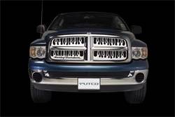 Putco - Flaming Inferno Grille Insert - Putco 89136 UPC: 010536891362 - Image 1