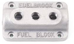 Edelbrock - Fuel Distribution Block - Edelbrock 1285 UPC: 085347012855 - Image 1