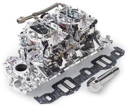 Edelbrock - RPM Air-Gap Dual-Quad Intake Manifold/Carburetor Kit - Edelbrock 20694 UPC: 085347206940 - Image 1