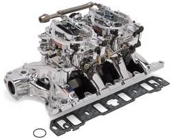 Edelbrock - RPM Air-Gap Dual-Quad Intake Manifold/Carburetor Kit - Edelbrock 20854 UPC: 085347208548 - Image 1