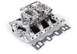 Edelbrock - RPM Air-Gap Dual-Quad Intake Manifold/Carburetor Kit - Edelbrock 20364 UPC: 085347203642 - Image 1