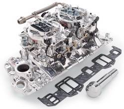 Edelbrock - RPM Air-Gap Dual-Quad Intake Manifold/Carburetor Kit - Edelbrock 20674 UPC: 085347206742 - Image 1