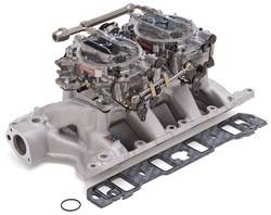Edelbrock - RPM Air-Gap Dual-Quad Intake Manifold/Carburetor Kit - Edelbrock 2085 UPC: 085347020850 - Image 1