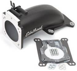 Edelbrock - Throttle Body Intake Elbow - Edelbrock 38473 UPC: 085347384730 - Image 1
