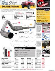 aFe Power - LARGE Bore HD Turbo-Back Exhaust System - aFe Power 49-13005 UPC: 802959490440 - Image 1