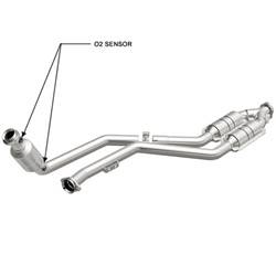 MagnaFlow California Converter - Direct Fit California OBDII Catalytic Converter - MagnaFlow California Converter 444059 UPC: 888563006192 - Image 1