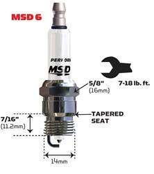 MSD Ignition - Iridium Tip Spark Plug - MSD Ignition 37224 UPC: 085132372249 - Image 1