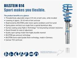 Bilstein Shocks - B14 Series PSS Lowering Kit - Bilstein Shocks 47-169289 UPC: 651860648859 - Image 1