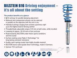 Bilstein Shocks - B16 Series PSS10 Lowering Kit - Bilstein Shocks 48-223867 UPC: 651860718989 - Image 1