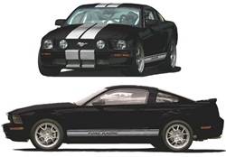 Ford Performance Parts - Mustang Stripe Kit - Ford Performance Parts M-1620001-FRSL UPC: 756122086001 - Image 1