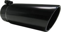 MBRP Exhaust - Angled Rolled End Exhaust Tip - MBRP Exhaust T5112BLK UPC: 882963107596 - Image 1