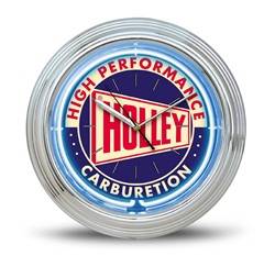 Holley Performance - Holley Neon Wall Clock - Holley Performance 10004HOL UPC: 090127659304 - Image 1