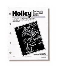 Holley Performance - Carburetor Numerical Listing - Holley Performance 36-168 UPC: 090127276303 - Image 1