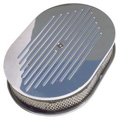 Trans-Dapt Performance Products - Aluminum Air Cleaner Oval - Trans-Dapt Performance Products 6021 UPC: 086923060215 - Image 1