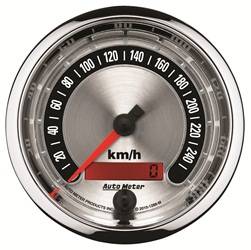 Auto Meter - American Muscle Electric Programmable Speedometer - Auto Meter 1288-M UPC: 046074143663 - Image 1