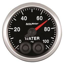 Auto Meter - Competition Series Water Pressure Gauge - Auto Meter 5568 UPC: 046074055683 - Image 1