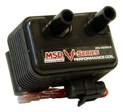 MSD Ignition - V-Series Fire Blaster Ignition Coil - MSD Ignition 42953 UPC: 085132429530 - Image 1