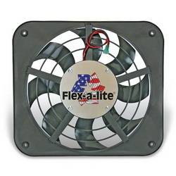 Flex-a-lite - Lo-Profile S-Blade Electric Fan - Flex-a-lite 123 UPC: 088657001236 - Image 1