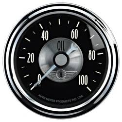 Auto Meter - Prestige Series Black Diamond Oil Pressure Gauge - Auto Meter 2022 UPC: 046074020223 - Image 1