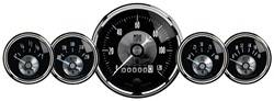 Auto Meter - Prestige Series Blk Diamond 5 Gauge Spd/Fuel/Oil/Volt/Wtr - Auto Meter 2003 UPC: 046074020032 - Image 1