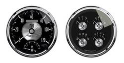 Auto Meter - Prestige Series Black Diamond Quad Gauge/Tach/Speedo Kit - Auto Meter 2005 UPC: 046074020056 - Image 1