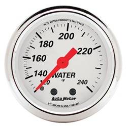 Auto Meter - Arctic White Mechanical Water Temperature Gauge - Auto Meter 1332 UPC: 046074013324 - Image 1