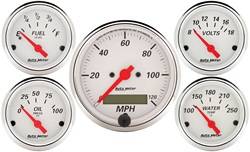 Auto Meter - Arctic White Street Rod Kit - Auto Meter 1302 UPC: 046074013027 - Image 1