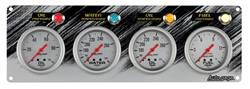Auto Meter - Autogage Mechanical Race Panel Fuel Pressure/Oil Temperature/Oil Pressure/Water Temperature - Auto Meter 7067 UPC: 046074070679 - Image 1